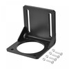 sourcing map Motor Bracket Motor Mounting Holder 98.5x100x98.5mm Black for