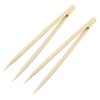 2 PCS Bamboo Tweezer, Chinflly 10 Inch Anti Static Forceps