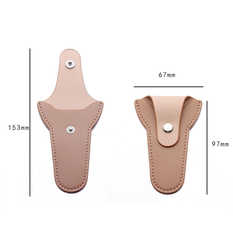 DAIXIANGER Professional Cuticle Nipper Holster, Protective Leather Case for Nail