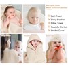 DAWRIS Hooded Baby Towels,Large Size Baby Bath Towel,Upgrade High Density