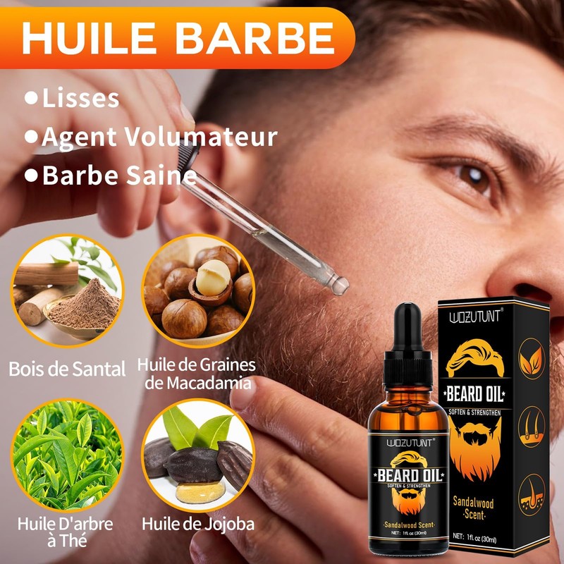 Beard Growth Kit from Clean to Care - W/Beard Roller,Beard