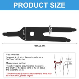 XPJBKC Patella Kniebandage Männer Damen, 2PCS Verstellbare Bandage Knie, Patella Stabilisierende Knieorthese, Neopren Knee Support Für Meniskusriss, Knieschmerzen Lindern