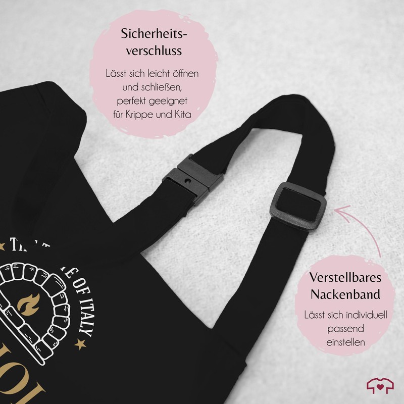 Shirtracer - Children's Apron for Boys and Girls - Pizza