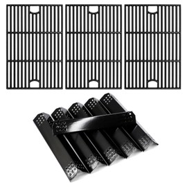 Adviace Replacement Parts for Nexgrill 720-0896B 720-0896 720-0898 Deluxe 6 Burner Gas Grill Models, Flame Tamers and Grill Grates Replacement for Nexgrill 6 Burner 720-0896B Grill