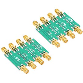 TECNOULAB 2pcs DC 4.0GHz 200MW 23dBm RF Fixed Attenuator SMA Female 0dB 10dB 20dB 30dB