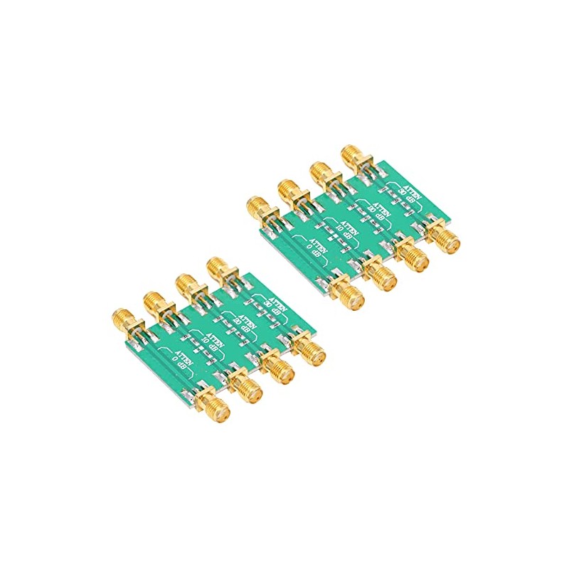 TECNOULAB 2pcs DC 4.0GHz 200MW 23dBm RF Fixed Attenuator SMA
