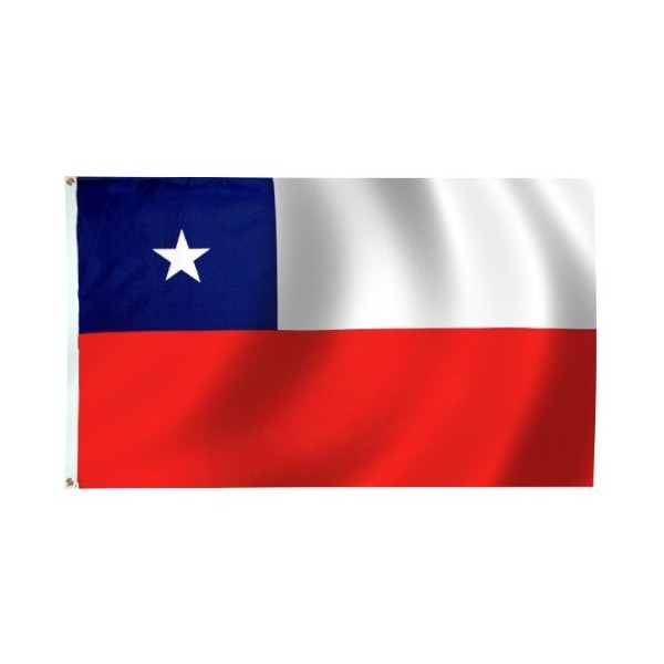 Chile Flag 4X6 Foot SolarMax Nylon