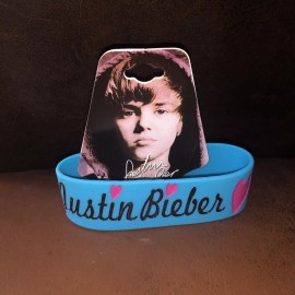 Bravada Justin Bieber  Hearts Silicone Bracelet Bravado New