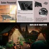ONLSITY Solar Pendant Lights, Outdoor Indoor 300 Lumen Solar LED