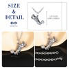 INFINIONLY Creative Men's Stainless Steel Necklace Punk Style Football Chains