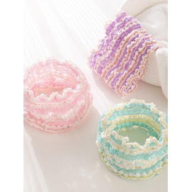 Wide mesh face wash hair band 3 colors / 와이드 메쉬 세안 헤어밴드 3colors