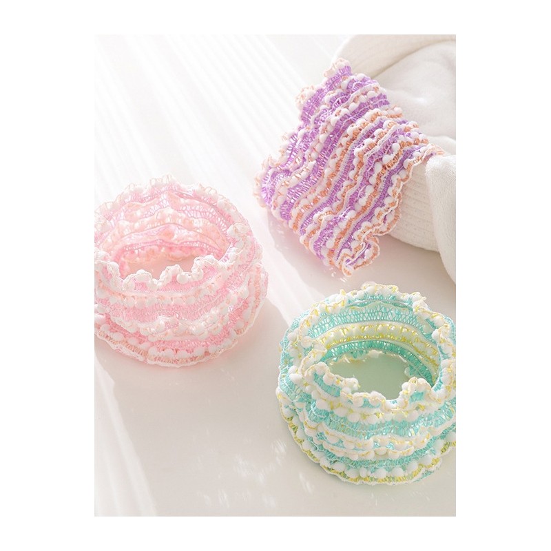 Wide mesh face wash hair band 3 colors / 와이드