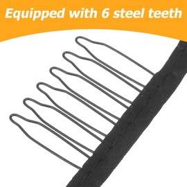FRCOLOR 12PC Wig Pin Wig Net Cap Clip Stainless Steel Wig Accessories for Women ()