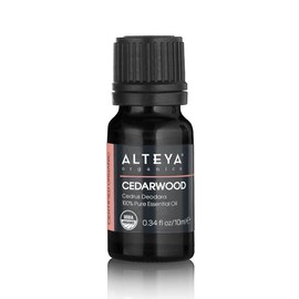 Alteya Organic Cedarwood Oil (Cedrus Deodara) 10ml - 100% USDA Certified Pure Natural Cedarwood Essential Oil for Hair, Aromatherapy and Skin