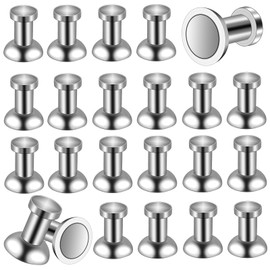 GOLDGE 30 PCS Fridge Magnets Strong Magnet, Neodymium Magnets Extra Strong Magnetic Thumb Tacks Magnetic Push Pins Mini Small Magnets for Whiteboard Notice Board Office Photos Map DIY Arts & Crafts