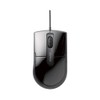 BUFFALO BSMBU26SM Series Wired Blue LED Mouse, Silent, 3 Buttons,