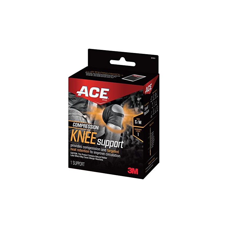 Ace Compression Knee Support, Small/Medium by ACE