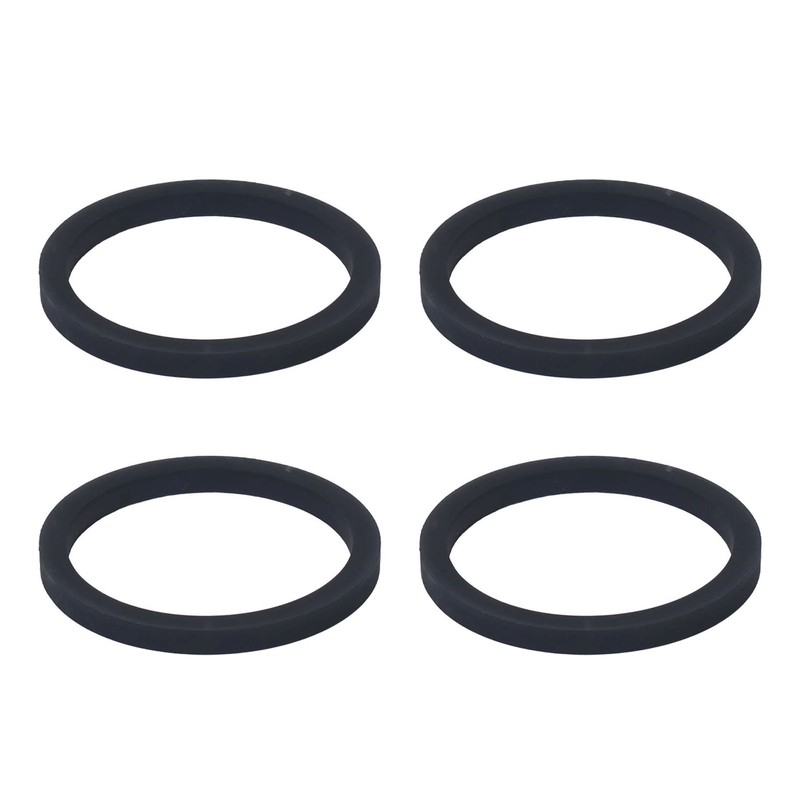 4 Pcs Silent Crossover Rings Rubber Shock Absorber Silencer Ring
