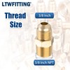 LTWFITTING Assortment Kit Tube OD (1/4-Inch 5/16-Inch 3/8-Inch 1/2-Inch) x