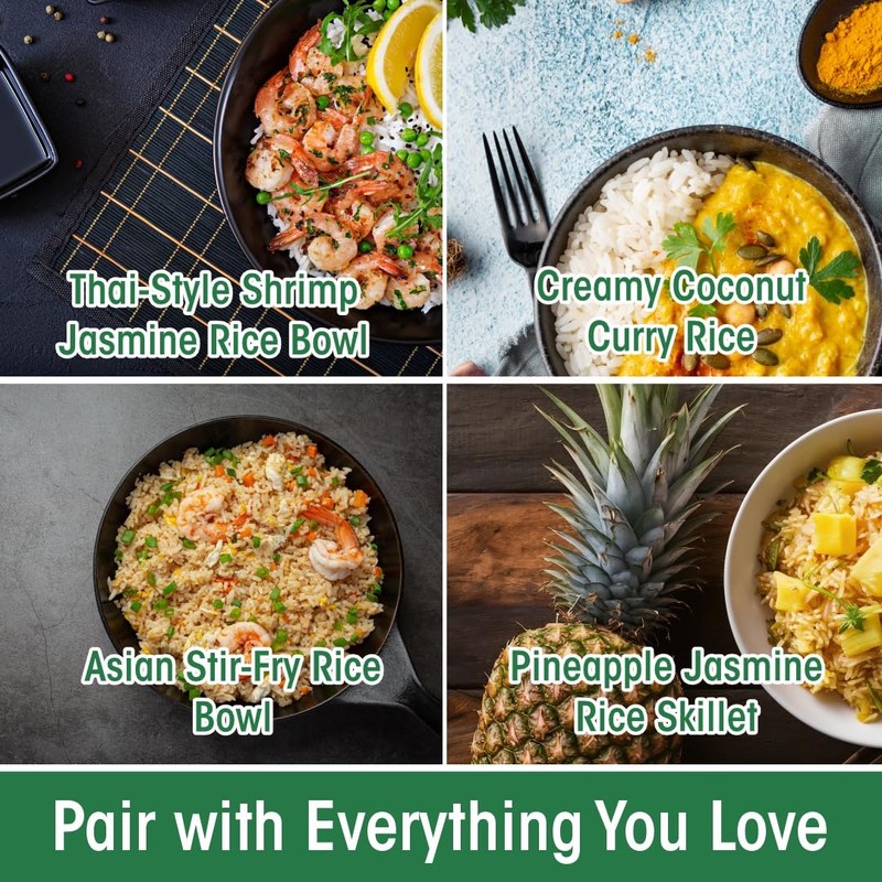 Eat Regal Jasmine Rice Cups, Gluten-Free, Microwavable, Ready in 60