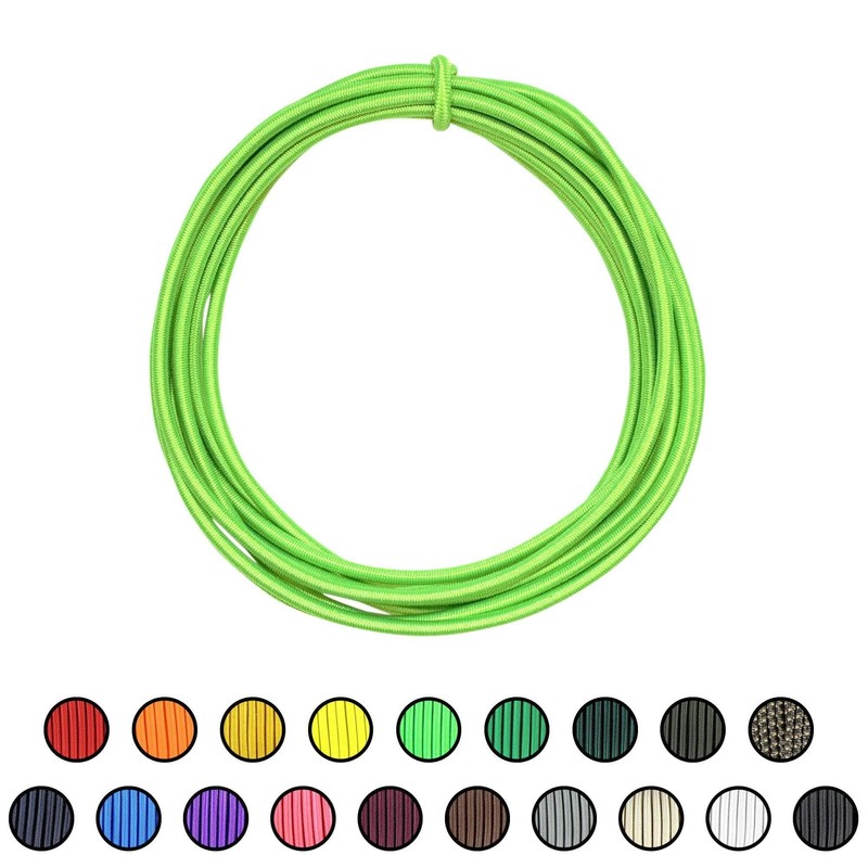 SGT KNOTS Marine Grade Bungee Cord - 100% Elastic Cord,