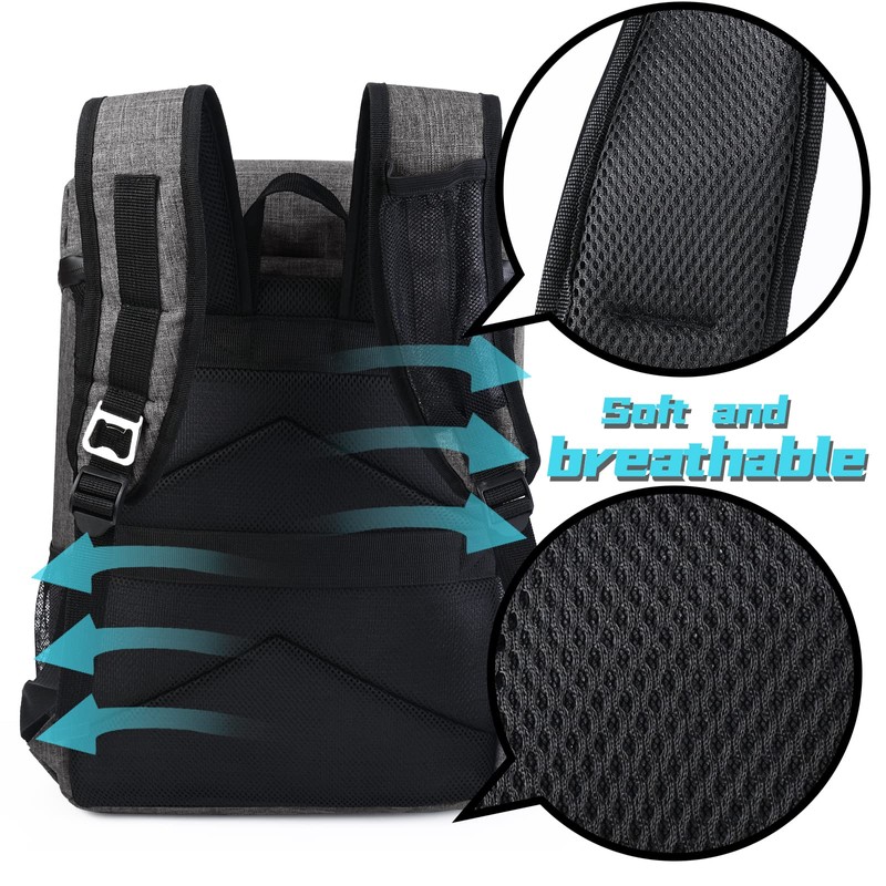 BAGLHER Lightweight Insulated Cooler Backpack - 30 Cans, Leak-Proof for
