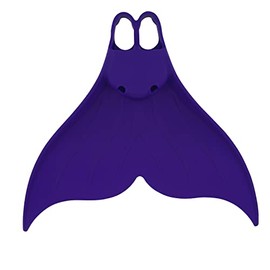SEAQUANTUM Fins Mermaid Swim Monofin for Snorkeling Diving Swimming Flippers Adult Men Womens (Purple, X-Large)