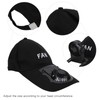 Portable USB Rechargeable Fan Hat Adjustable Adult Unisex Sun UV
