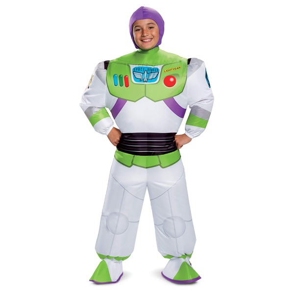 Disguise Buzz Lightyear Inflatable Toy Story 4 Child Costume, White