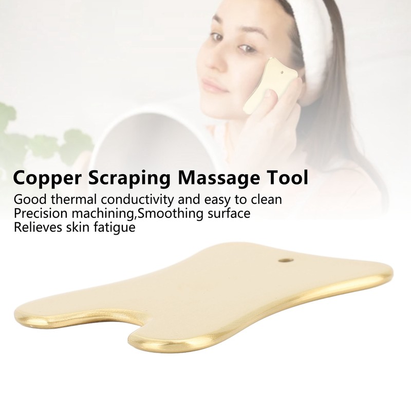 Copper Massage Scraping Tool Ancient Coin Shapes Universal Gua Sha