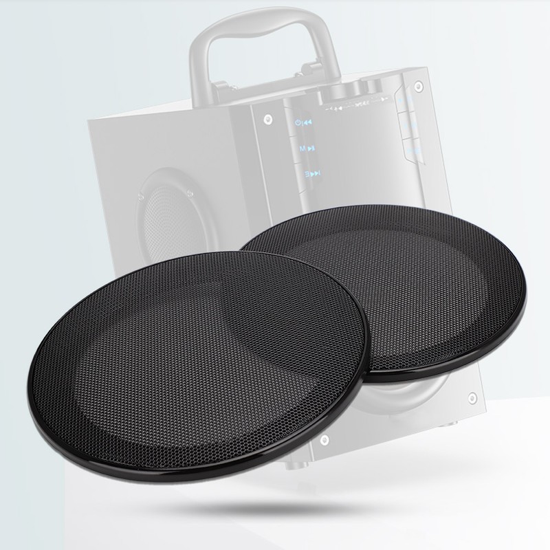2PCS 5inch Mesh Protective Cover Sound Cover Speaker Loudspeaker Cover