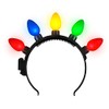 FlashingBlinkyLights Light Up Christmas Bulbs Headband
