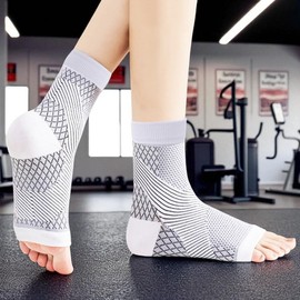 X-Fix Ankle Brace 2-Piece Set (220-245mm) (White) 3ea