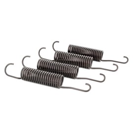 DEKAROX Spring Set of 4 Compatible with Miele 417689 Tension Spring 25 mm Diameter 165 mm Length Made of Metal for Vat Drum in Washing Machine Like Meteor Mondia Aurin Superior EcoLine EuroStar