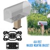 YOEXON Mailbox Mounting Plate 4X4 Post Mailbox Mounting Bracket Mailbox