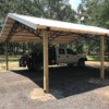 Fence Post Holder Ground Spike Use for Concrete Deck -