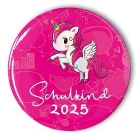 Stylebutton® Button Badge, School Child Gift for Back to School / Enrolment 2020, 56 mm - l