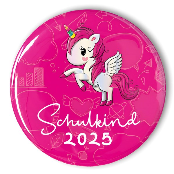 Stylebutton® Button Badge, School Child Gift for Back to School