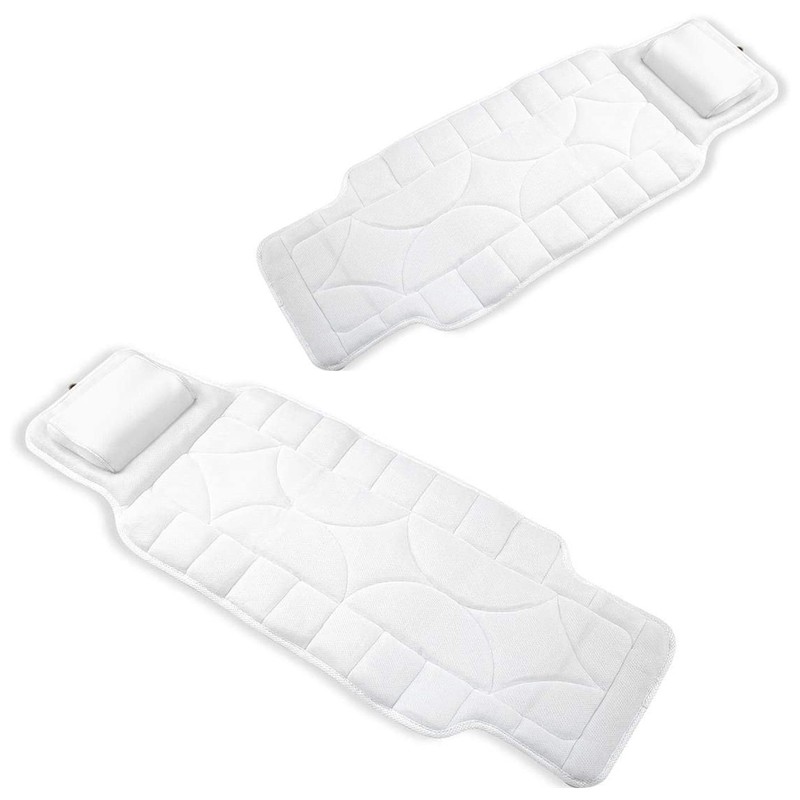 Full Body SPA Bath Pillow Mat with 10 Suction Cups