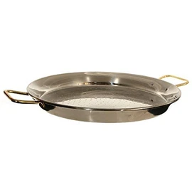 Garcima 10-Inch Stainless Steel Paella Pan, 26cm