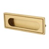 ViaGasaFamido Recessed Handle, Brass Cabinet Hardware Flush Pull, Recessed Invisible
