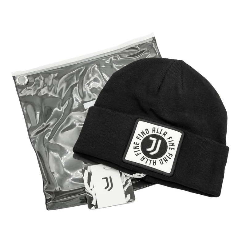 JUVENTUS 133472 Juve Beanie Hat, Black, One Size