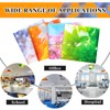 ROCEEI Pack of 4 Fluorescent Light Covers for Ceiling Lights,