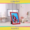 Icona Bay 7x5 Red Picture Frame, Coloured Solid Wood Scandinavian