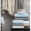 Borghese Ribbed Zero Twist Light Blue 6 Piece Towel Set,