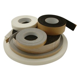 JVCC FELT-08 Polyester Felt Tape [3mm thickness felt]: 1 in. x 10 ft. (White)