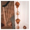 Tsudoku 1 PCS Metal Pine Cone Shaped Rain Chain Pine