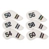Golf Club Wedge Head Covers 6 Piece Set 50, 52,