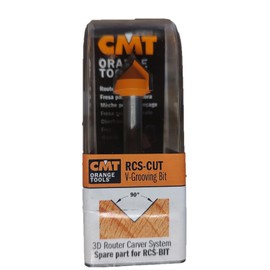 CMT RCS-CUT 3D Router Carver Spare Bit, for 1/2-Inch Shank