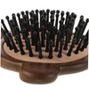 Minkissy Solid Wood Hair Brush Bear Cushion Scalp Massager Detangler